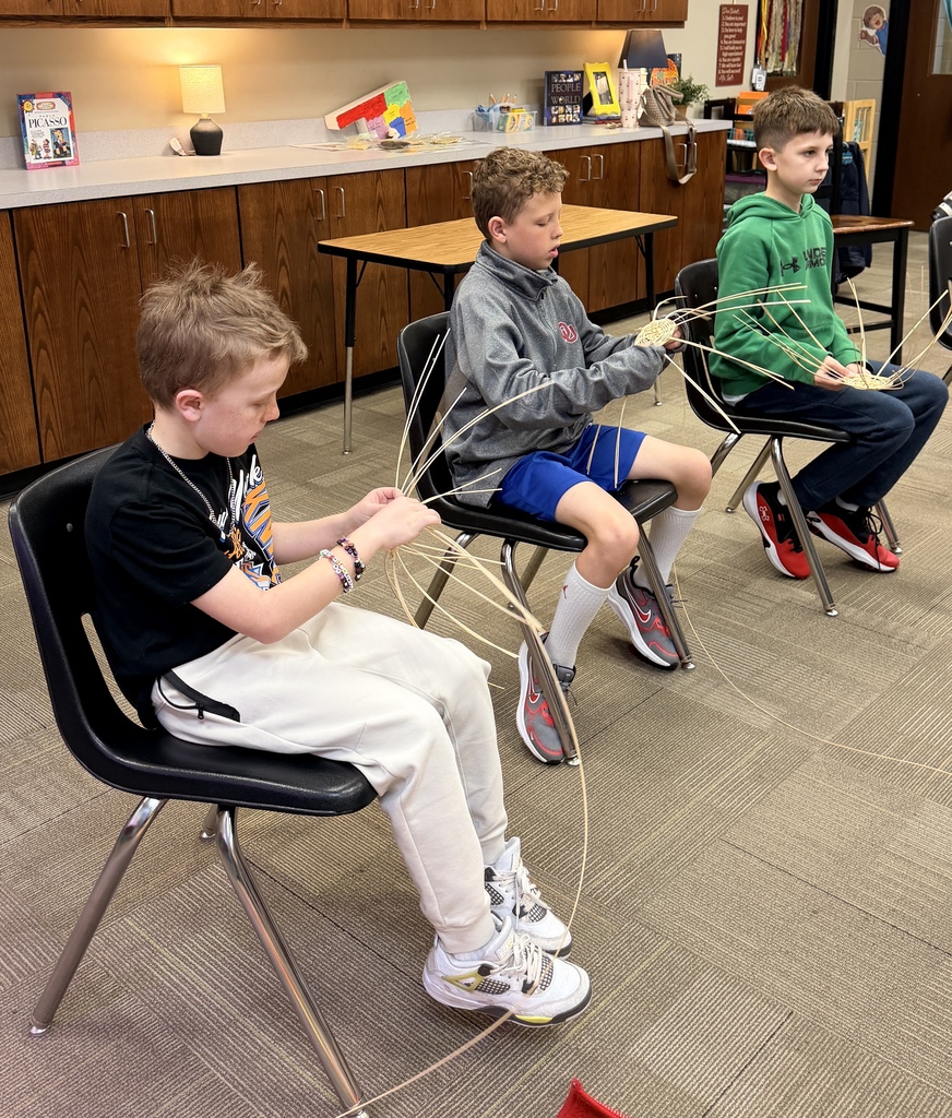 GATE students basket weaving