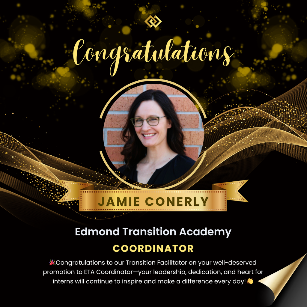 Congratulations, Jamie Conerly: ETA Coordinator