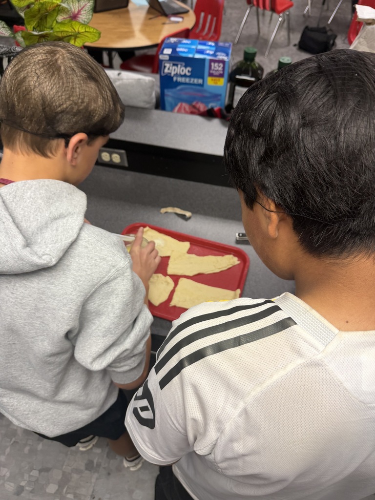 Students in FACS making bread!