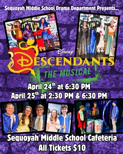 Descendants April 24th and 25th