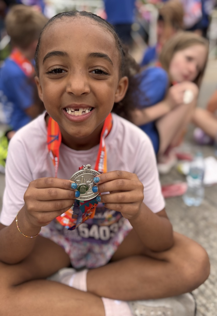 student with medal 