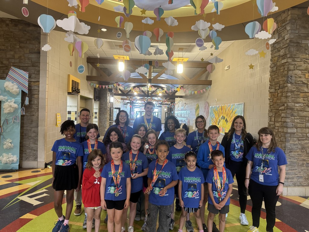 Group of students and staff that ran in the OKC Memorial Marathon