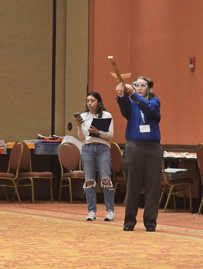Payton is shown competing in an event at TSA State Conference.