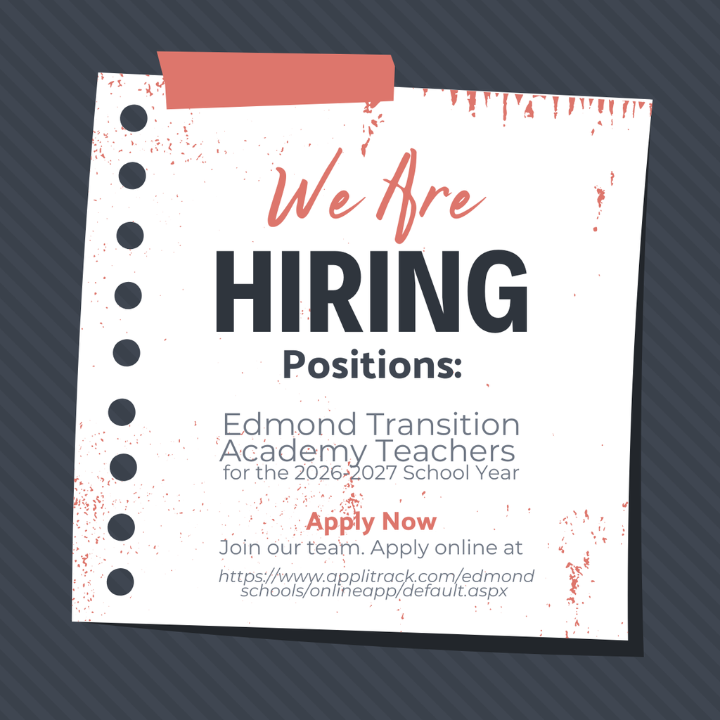 We are Hiring: ETA Teachers