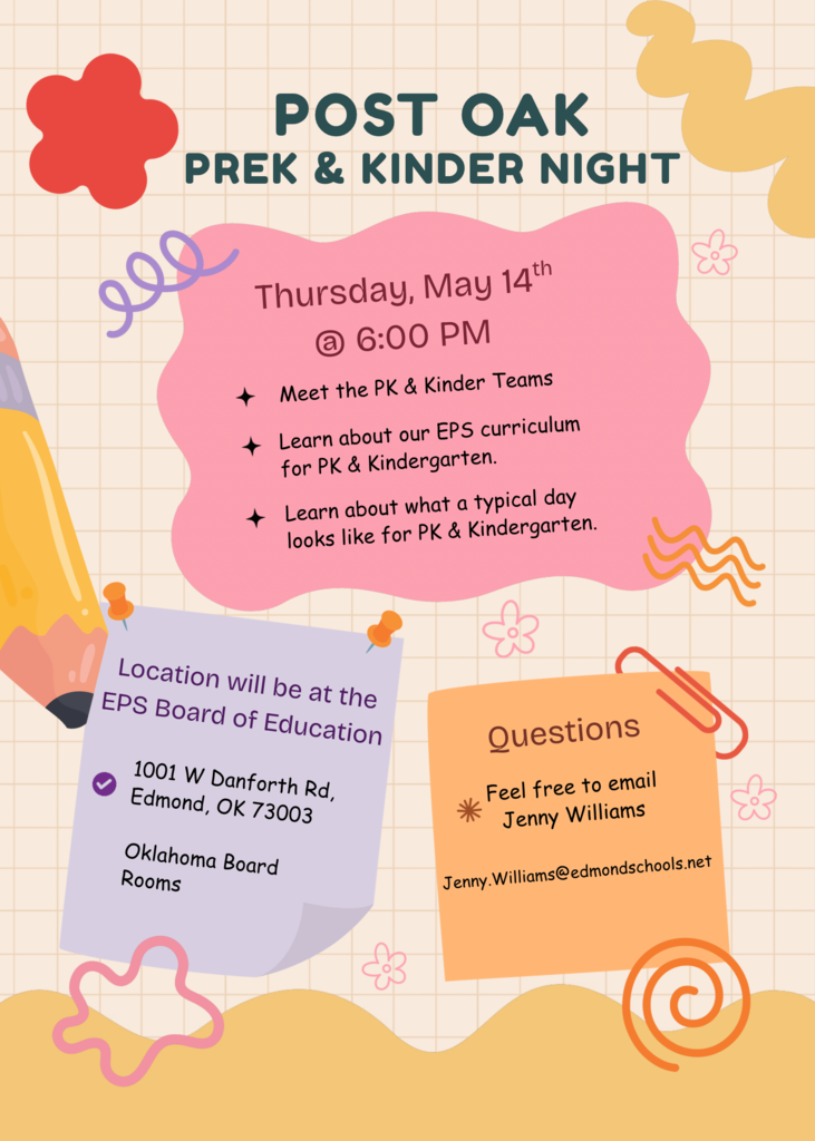 pre k and kinder night