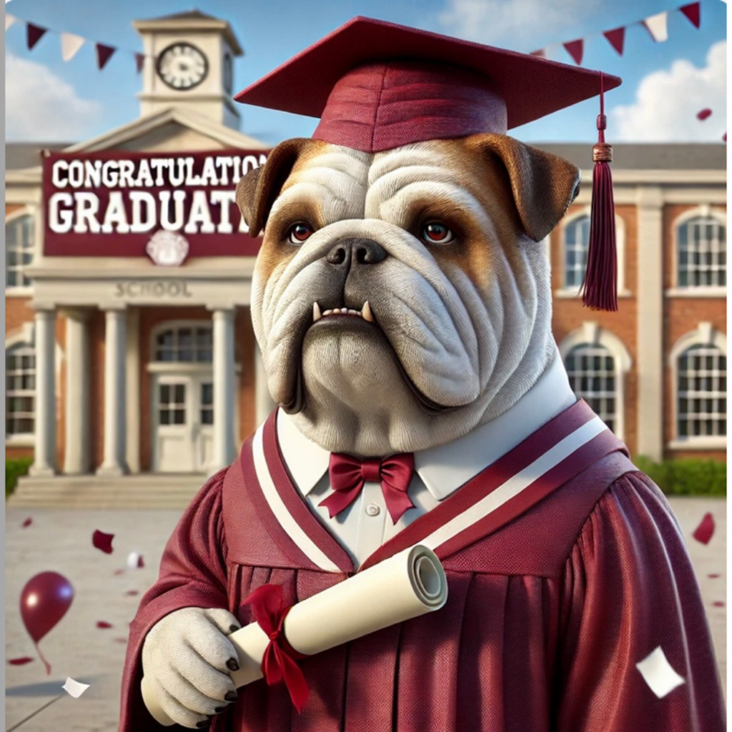 Bulldog Graduating! 