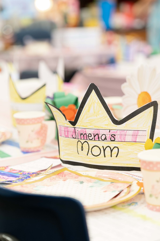 mothers day tea table set up