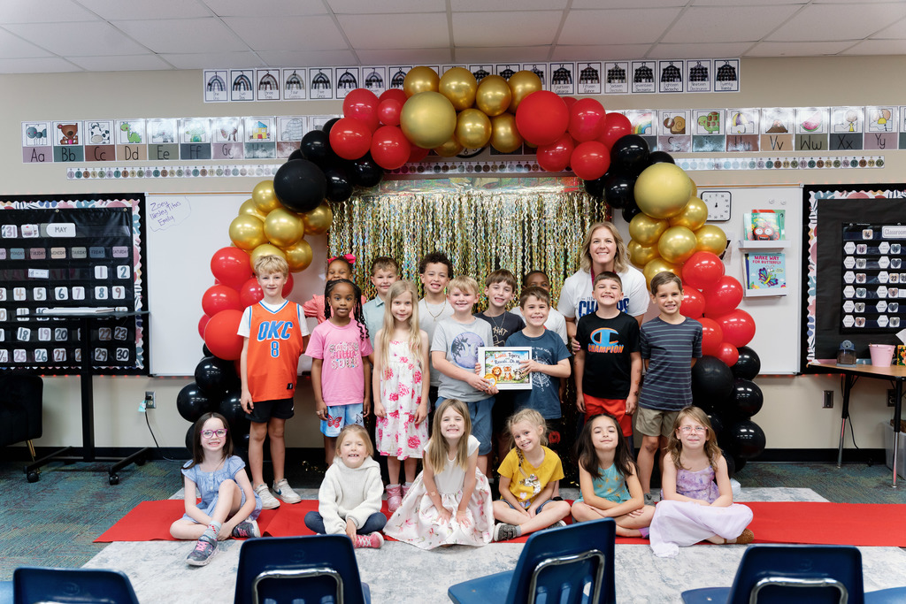 students with their book