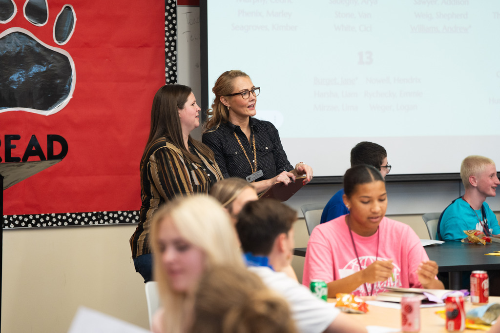 teachers talking