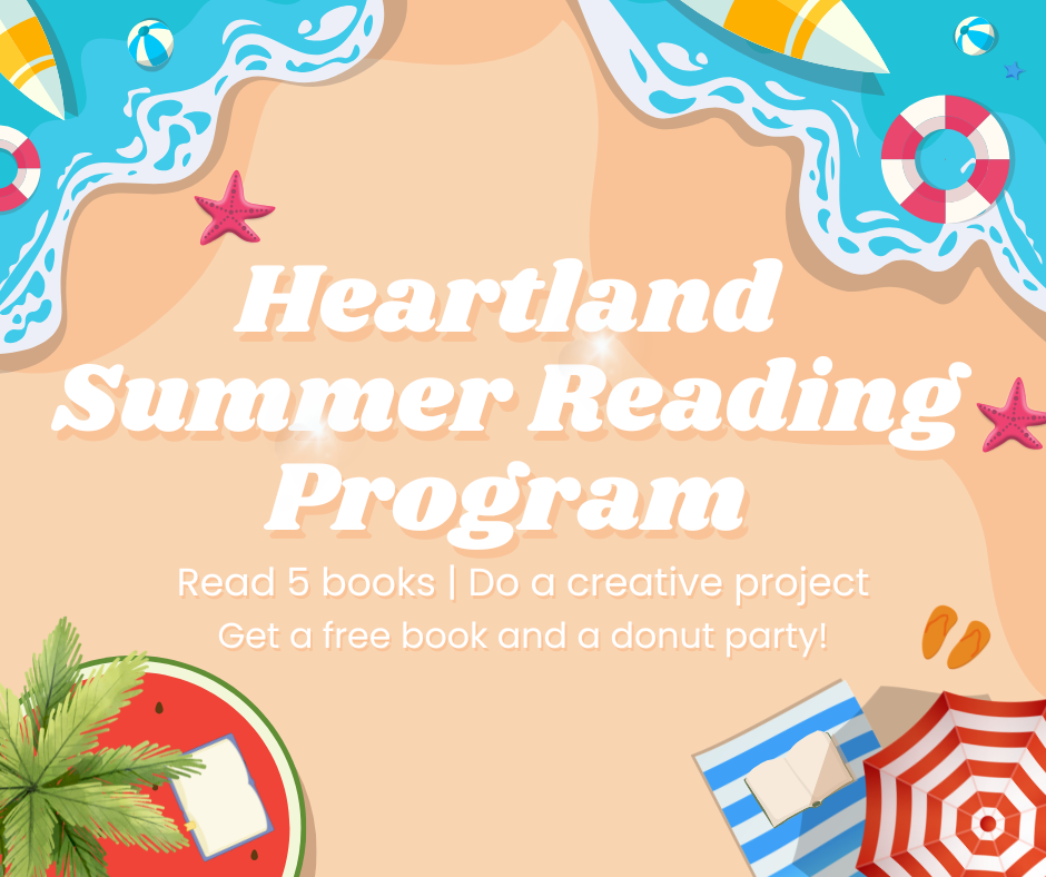 Summer reading program flyer