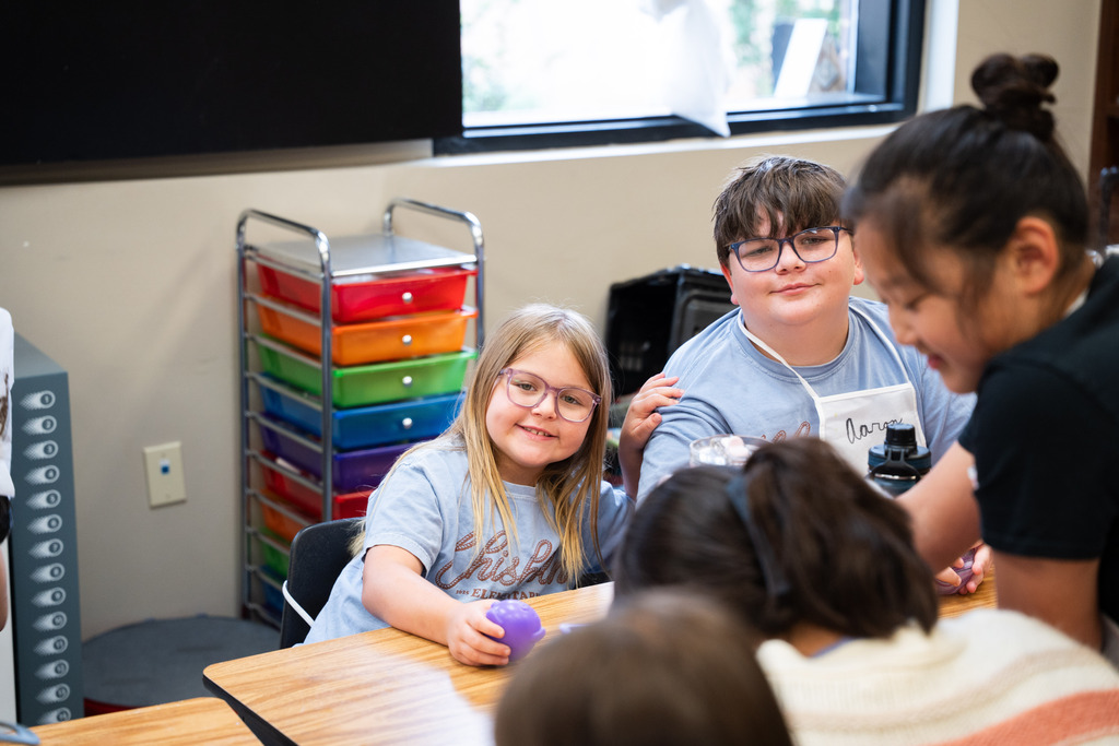 students smiling