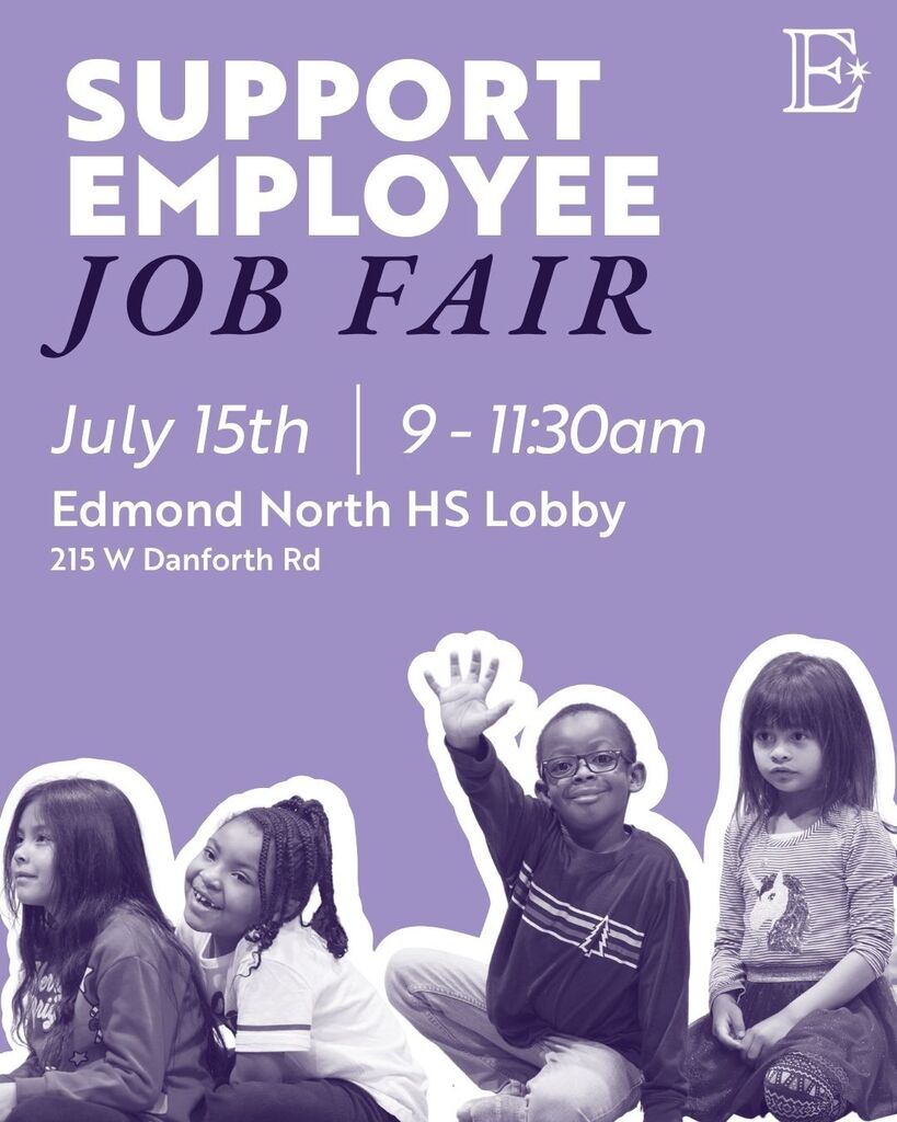 support employee job fair july 15 9-11:30 am north high school lobby 215 w danforth rd