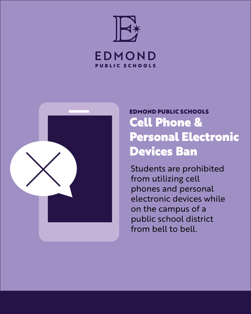 Students are prohibited from utilizing cell phones and personal electronic devices while on the campus of a public school district from bell to bell.