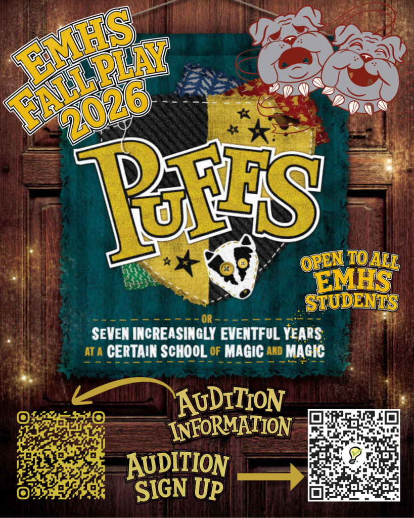 Auditions for the Puffs EMHS Fall Play 