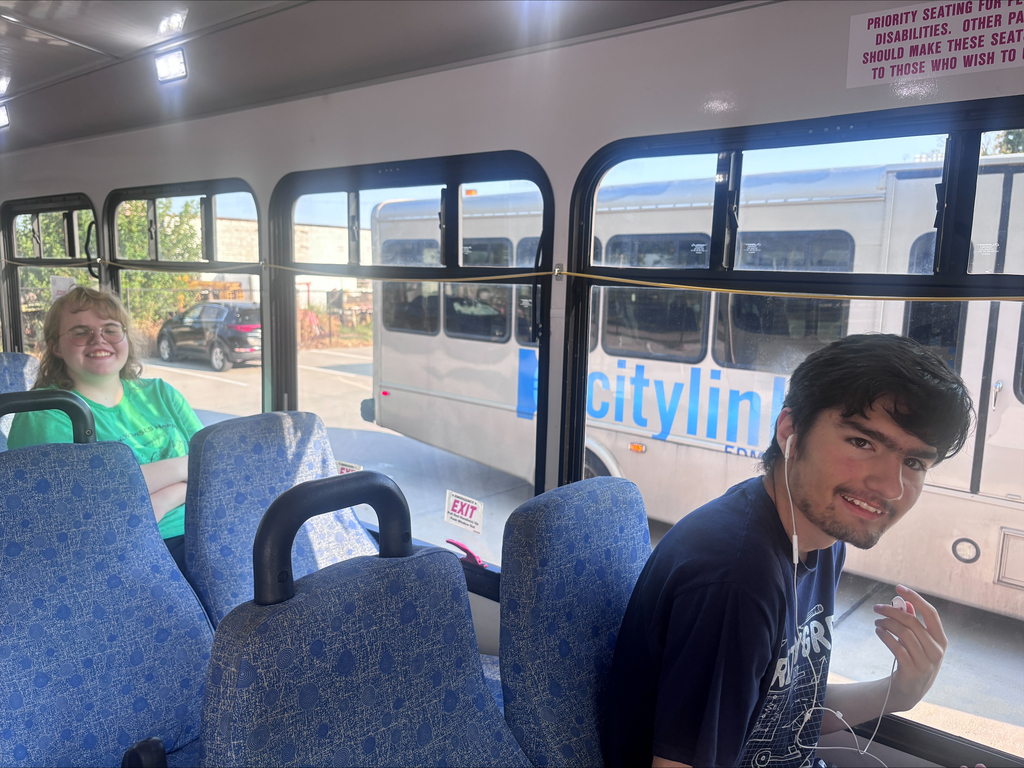 Project SEARCH interns riding the CityLink bus. 