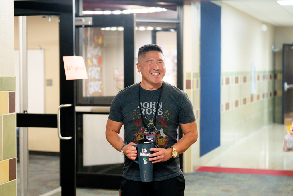 principal smiling