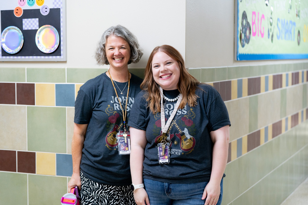 teachers posing