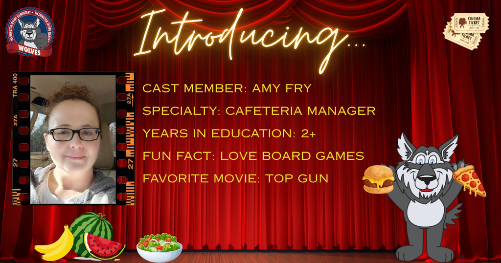 Meet our amazing Ms. Amy & check out the August lunch & breakfast menu!!