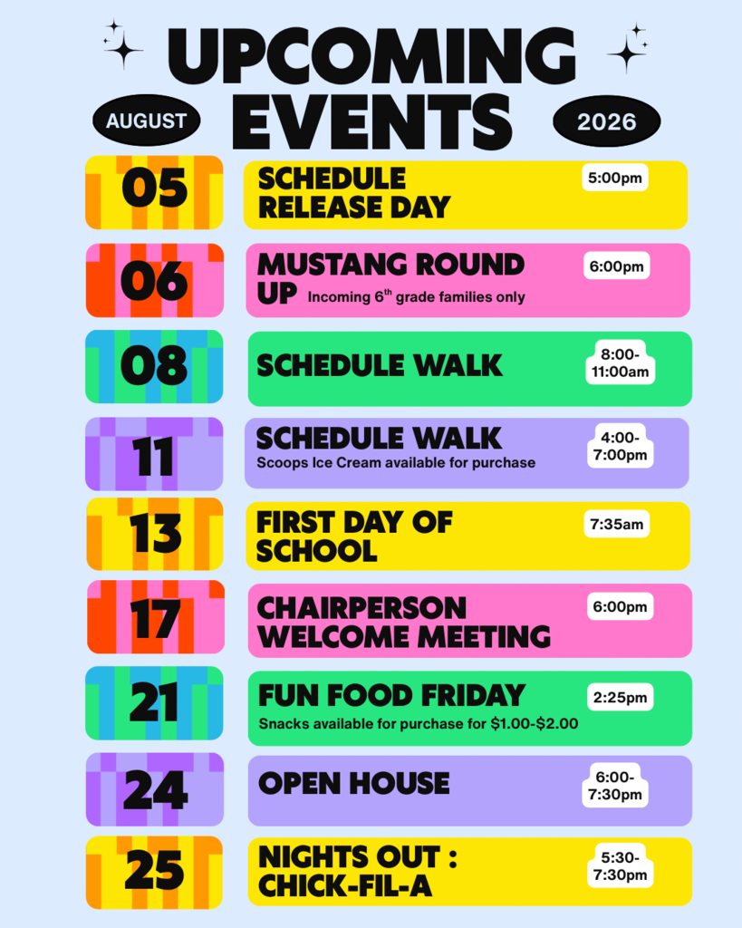 upcoming events
