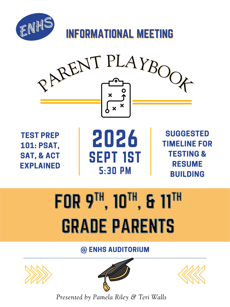 parents playbook workshop at 5:30 pm on September 1st. 