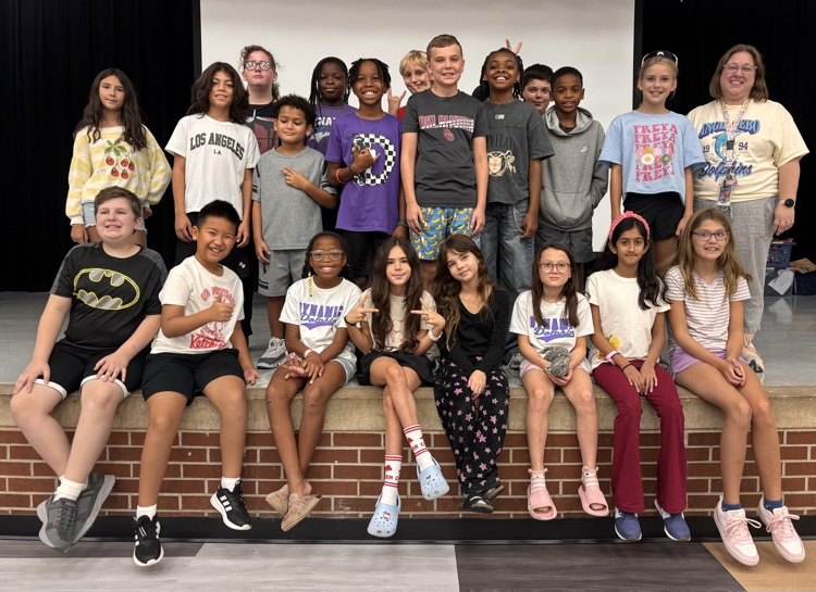Mrs Hopson’s fifth grade class 