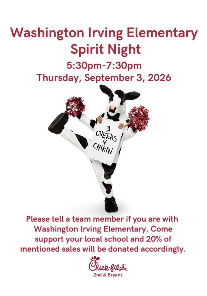 A flier about a chick fil a fundraiser night 