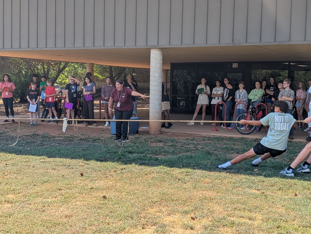 tug of war with middle school