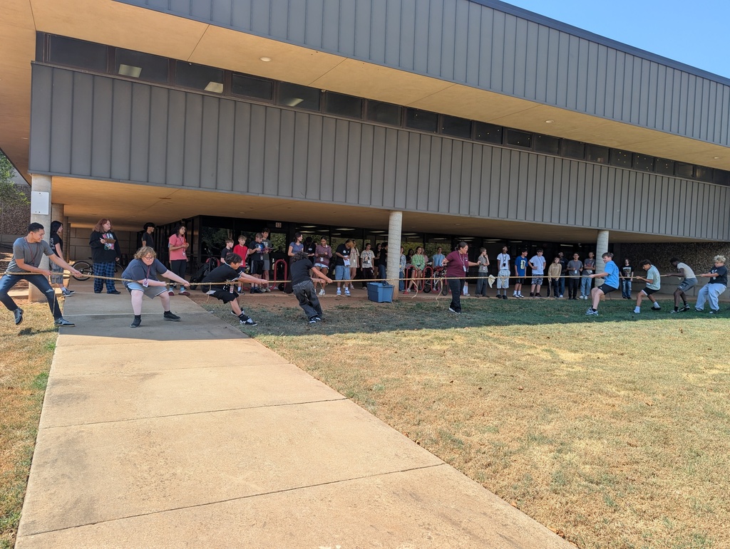 tug of war with middle school