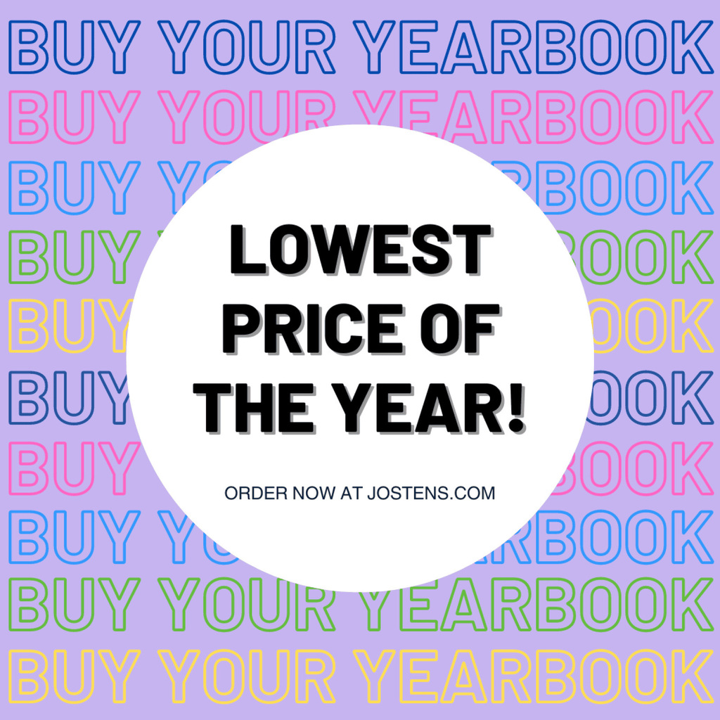 Order Your Yearbook! Lowest Price of the Year!