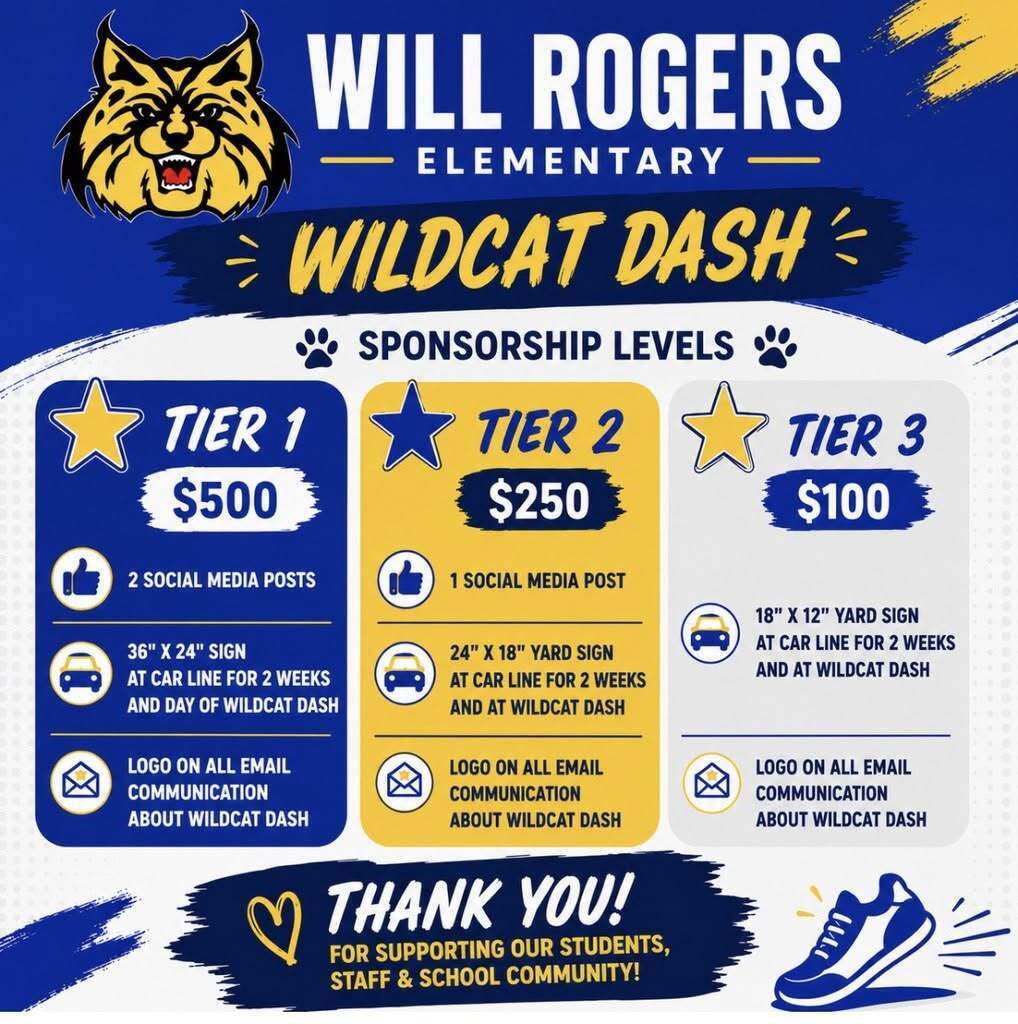 Thank you Wildcat Dash Sponsors!