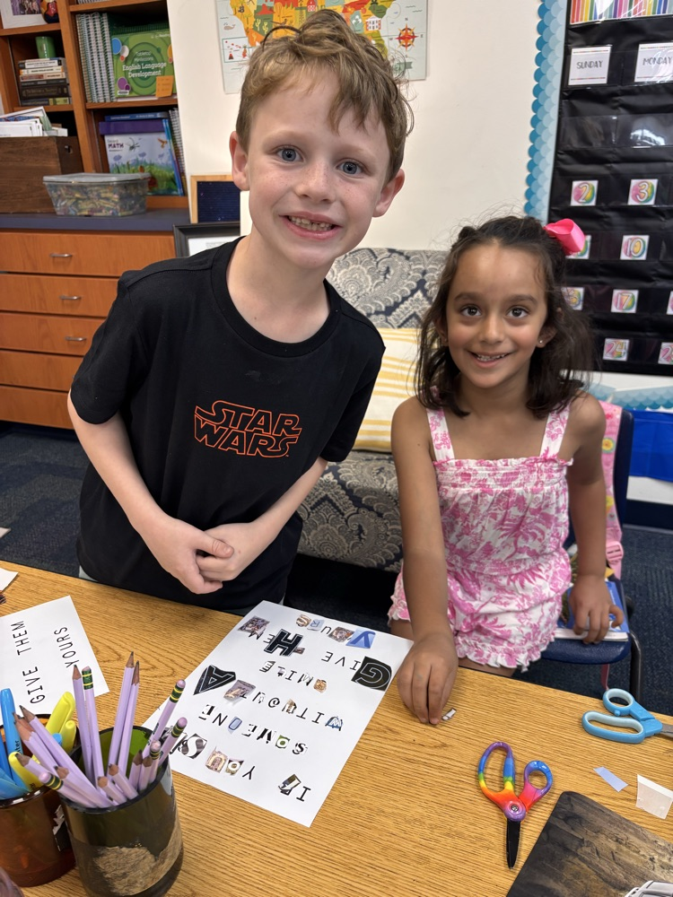 students working on Dolly Parton quote 