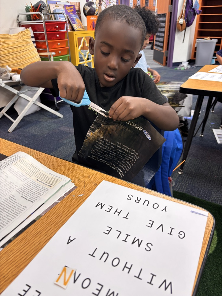 student working on Dolly Parton quote 