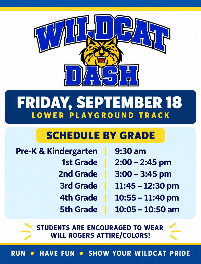 🐾 IT’S WILDCAT DASH DAY! 🐾  We are SO excited to hustle, celebrate, and cheer on our Wildcats today! 🎉  YOU DID IT! We officially surpassed our stretch goal and raised an incredible $31,605! 🙌💙  And the celebration doesn’t stop today! Next week, our Wildcats will enjoy a week of celebrating with class prizes, inflatables, and snow cones on the playground! 🍧🎈  We can’t wait to watch our outdoor classroom vision become a reality! 🌿📚  Thank you, Wildcats and families, for your incredible support and for everything you do to make our school so special! 💙🐾  LET’S DASH! 🎉