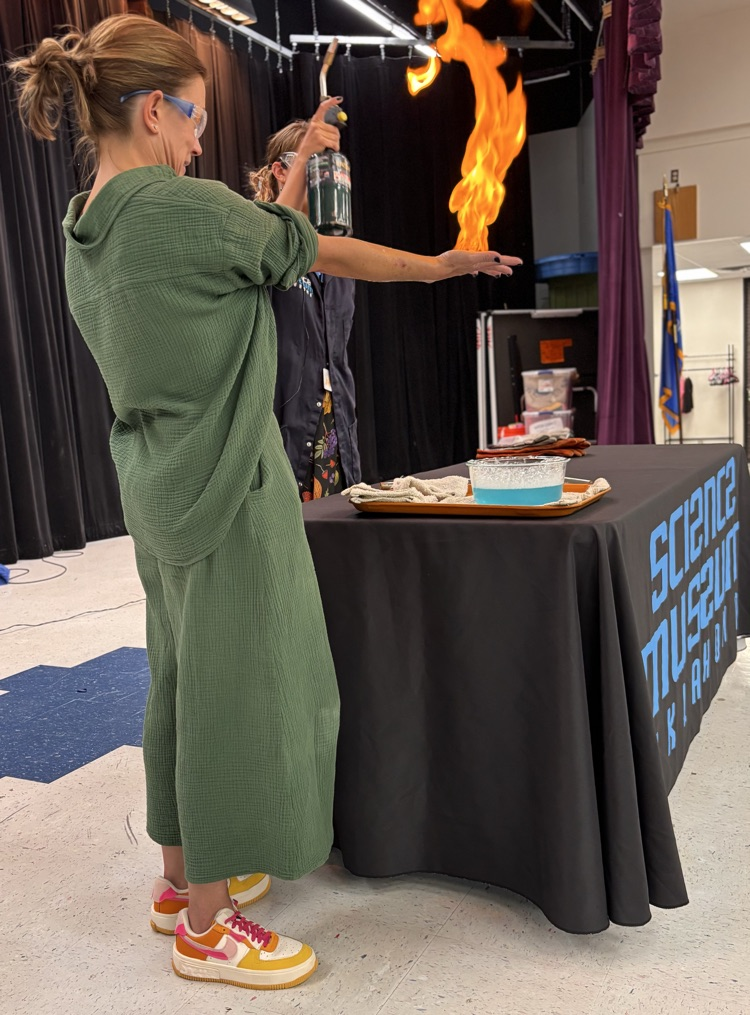Mrs Payne’s hand on fire