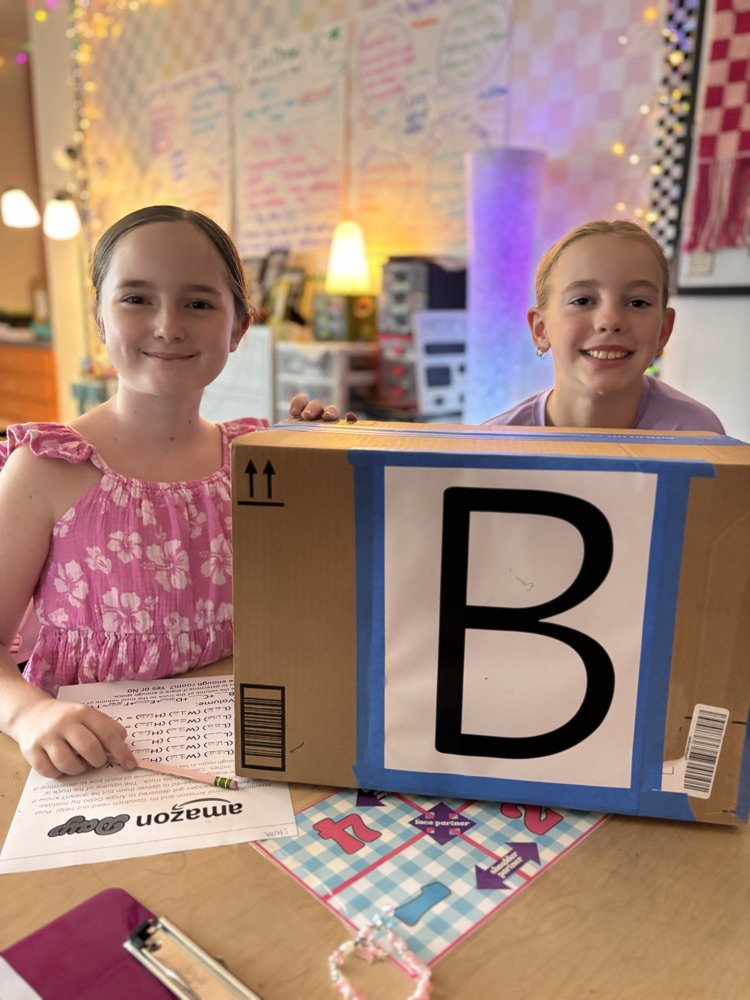 students with b box 