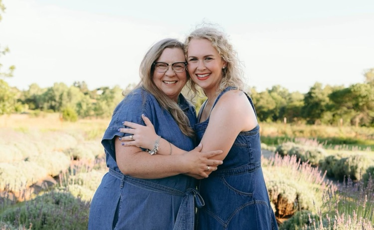 ms burlison and her daughter 