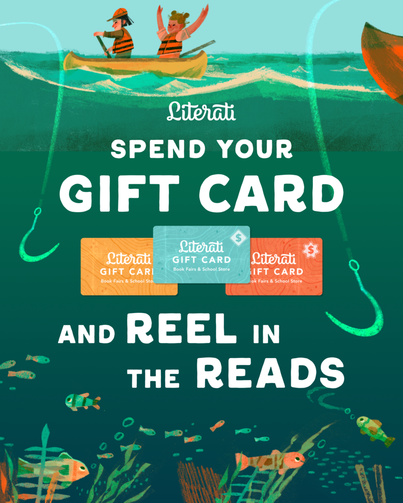 Spend a gift card at book fair and reel in the reads