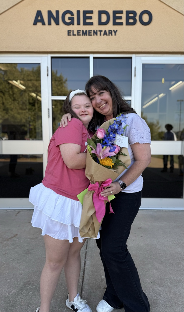 Mrs Alexander and former student 