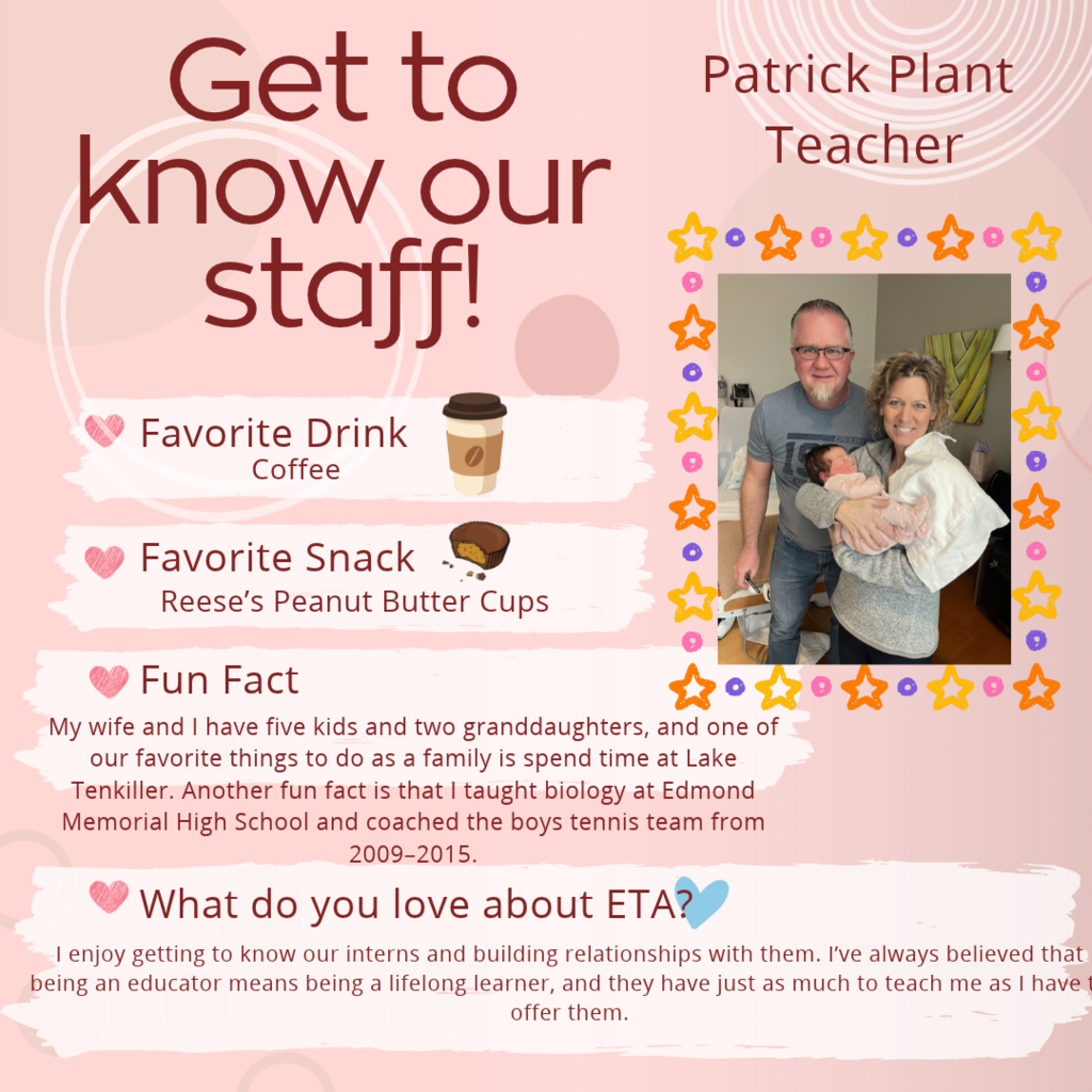 Get to Know Our Staff - Patrick Plant