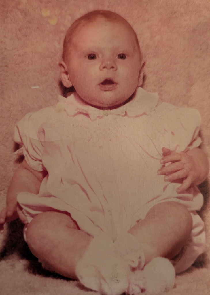 Mrs Gambill as a baby 