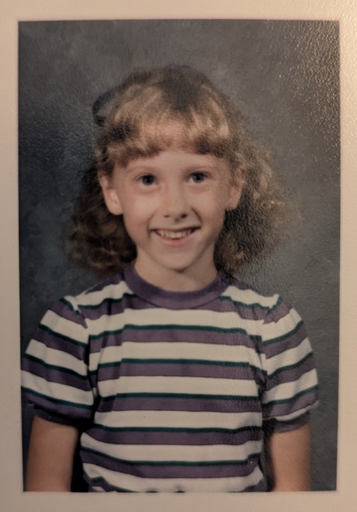 Mrs Gambill in elementary school 