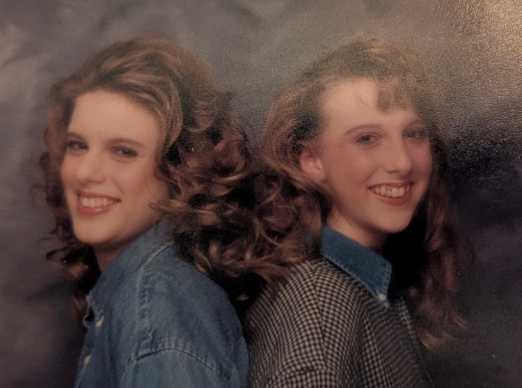 Mrs Gambill and sister 