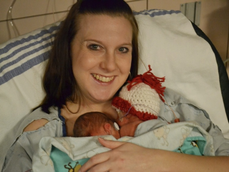 Mrs Gambill and babies 