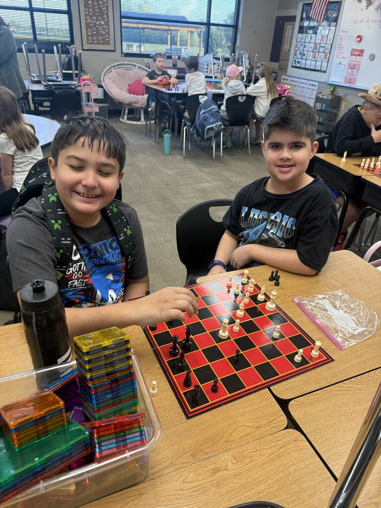 students playing chess