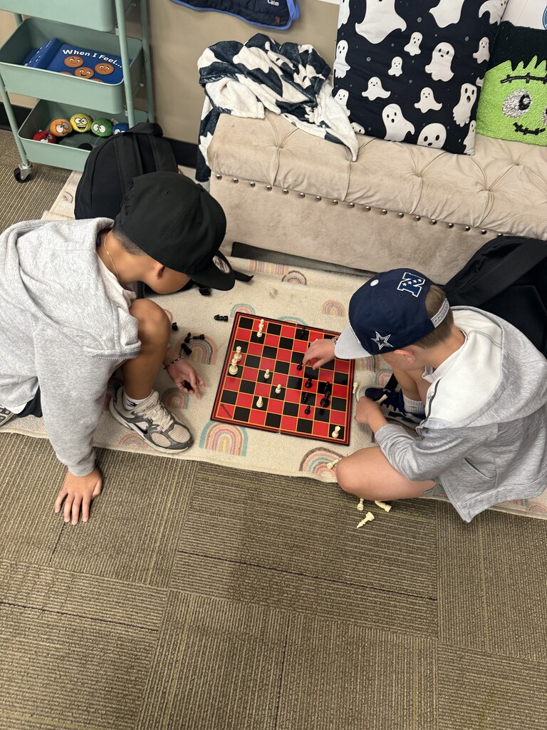 students playing chess