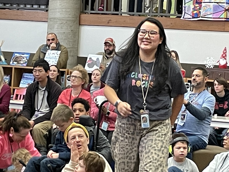 Esther Sloup honored at Charge Up