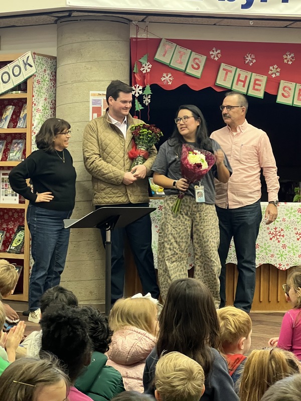 Esther Sloup honored at Charge Up