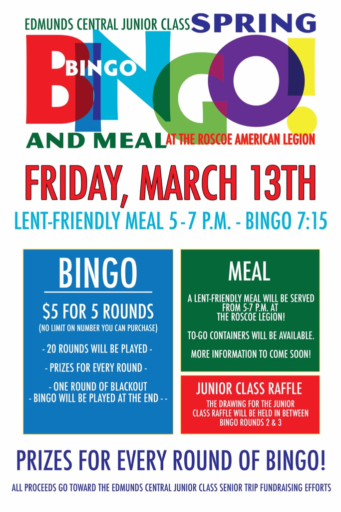 bingo night - spring
