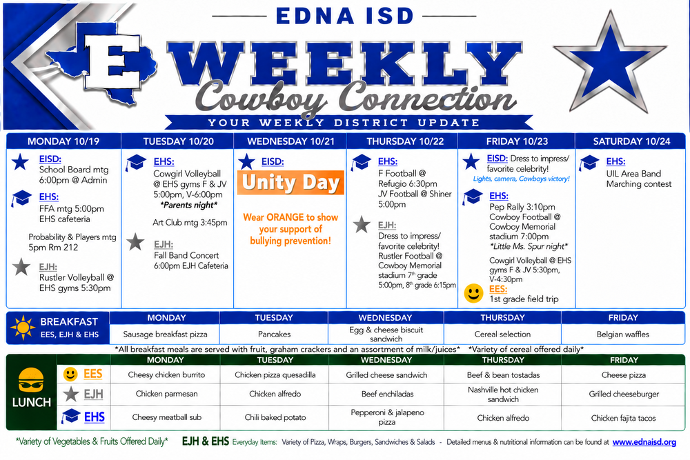 Cowboy Connection: October 19th - 24th