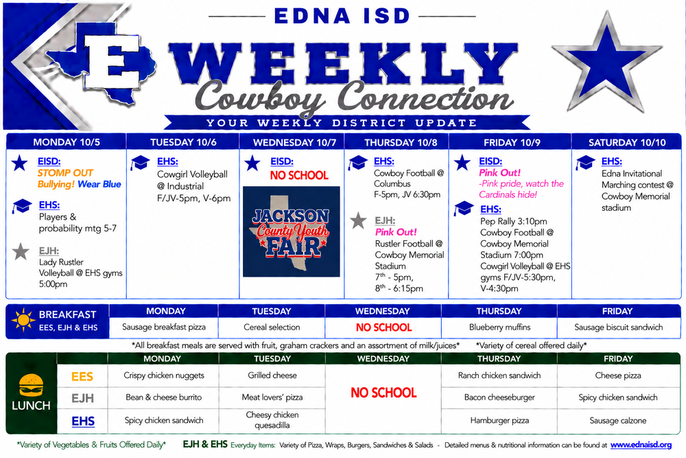 Cowboy Connection: October 5th - 10th